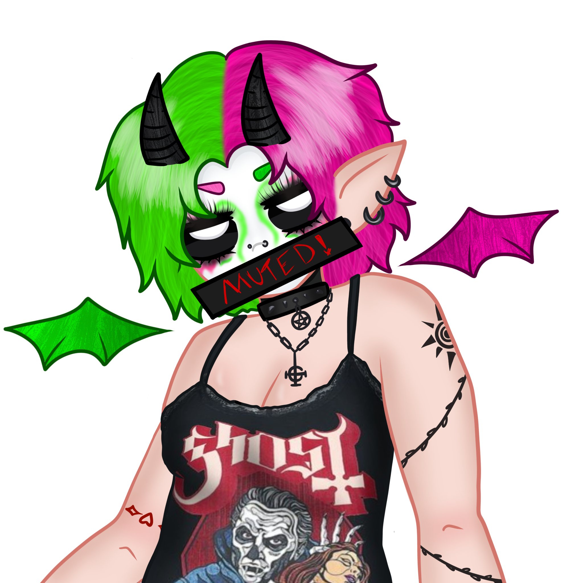 PNGTuber - Demon muted