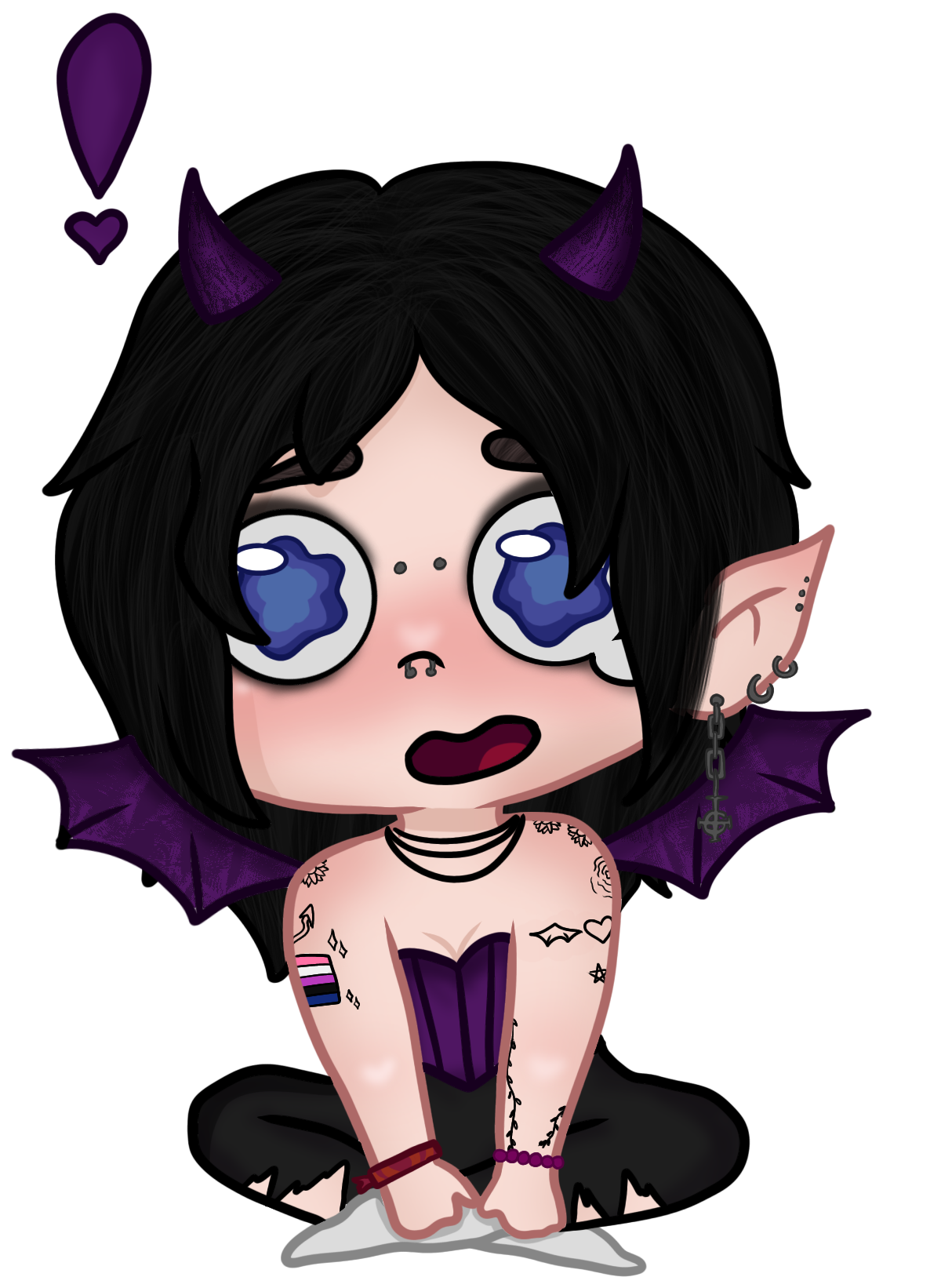 PNGTuber - Crying demon talking