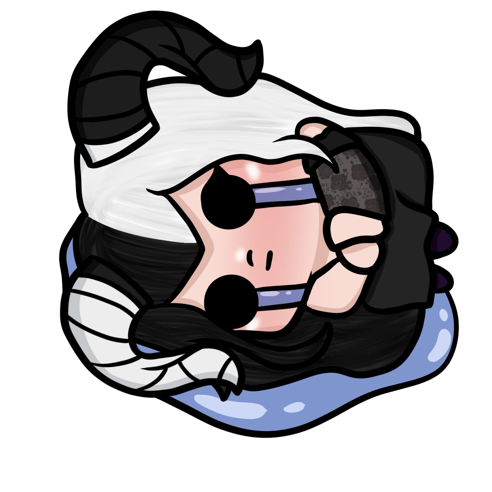 Comission emote - Evelynn crying