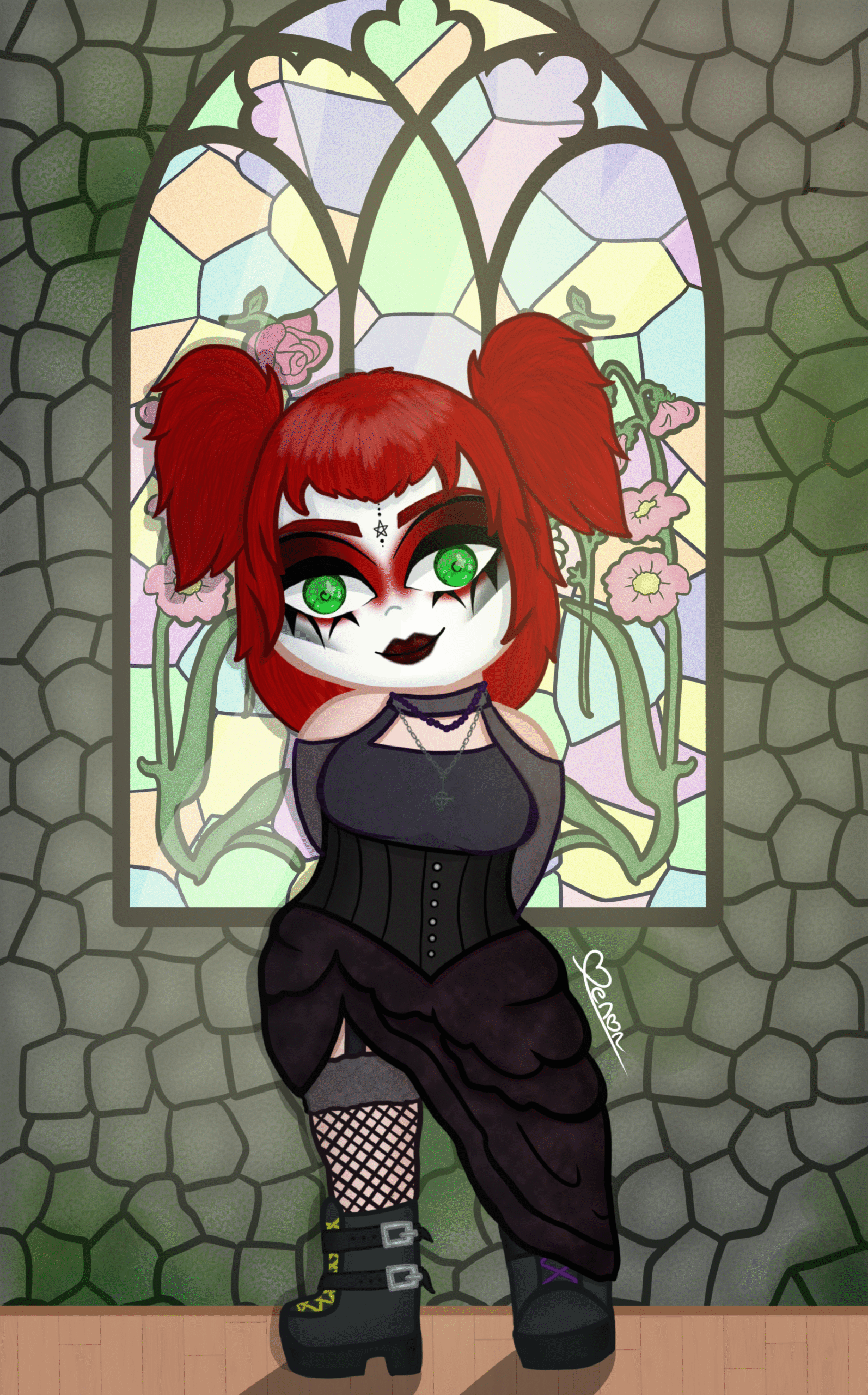 Drawing - Goth