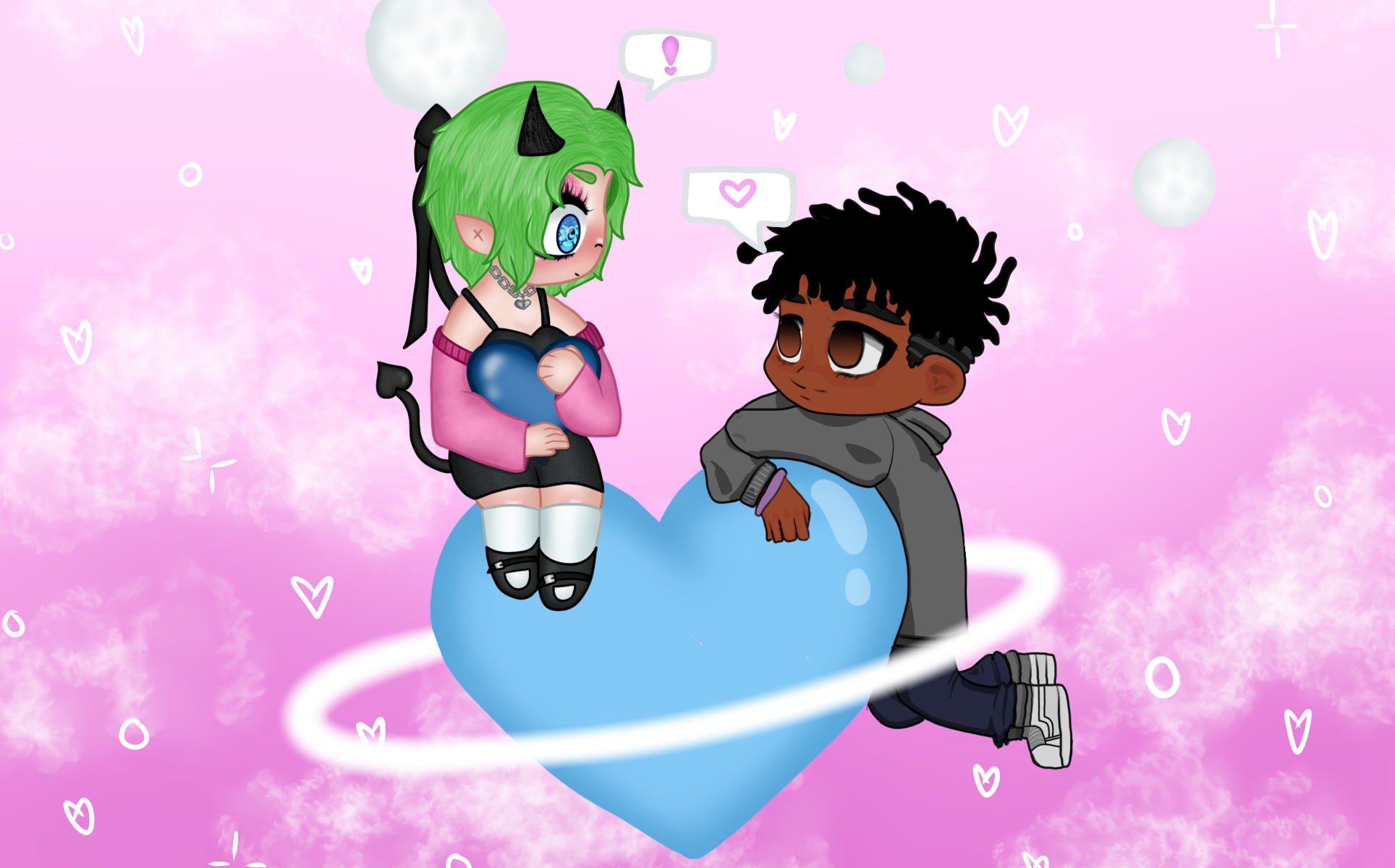 Drawing - Xenon and Saka