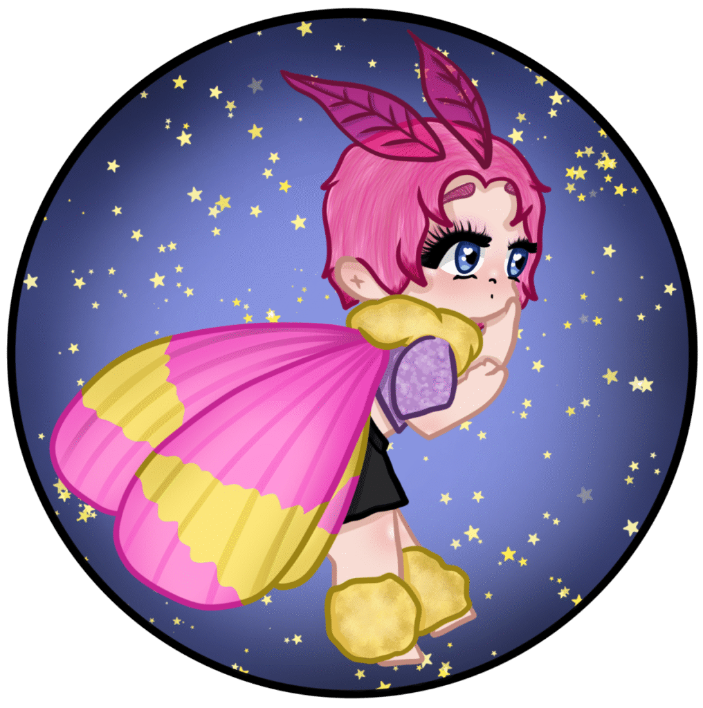 Xenon as moth profile picture