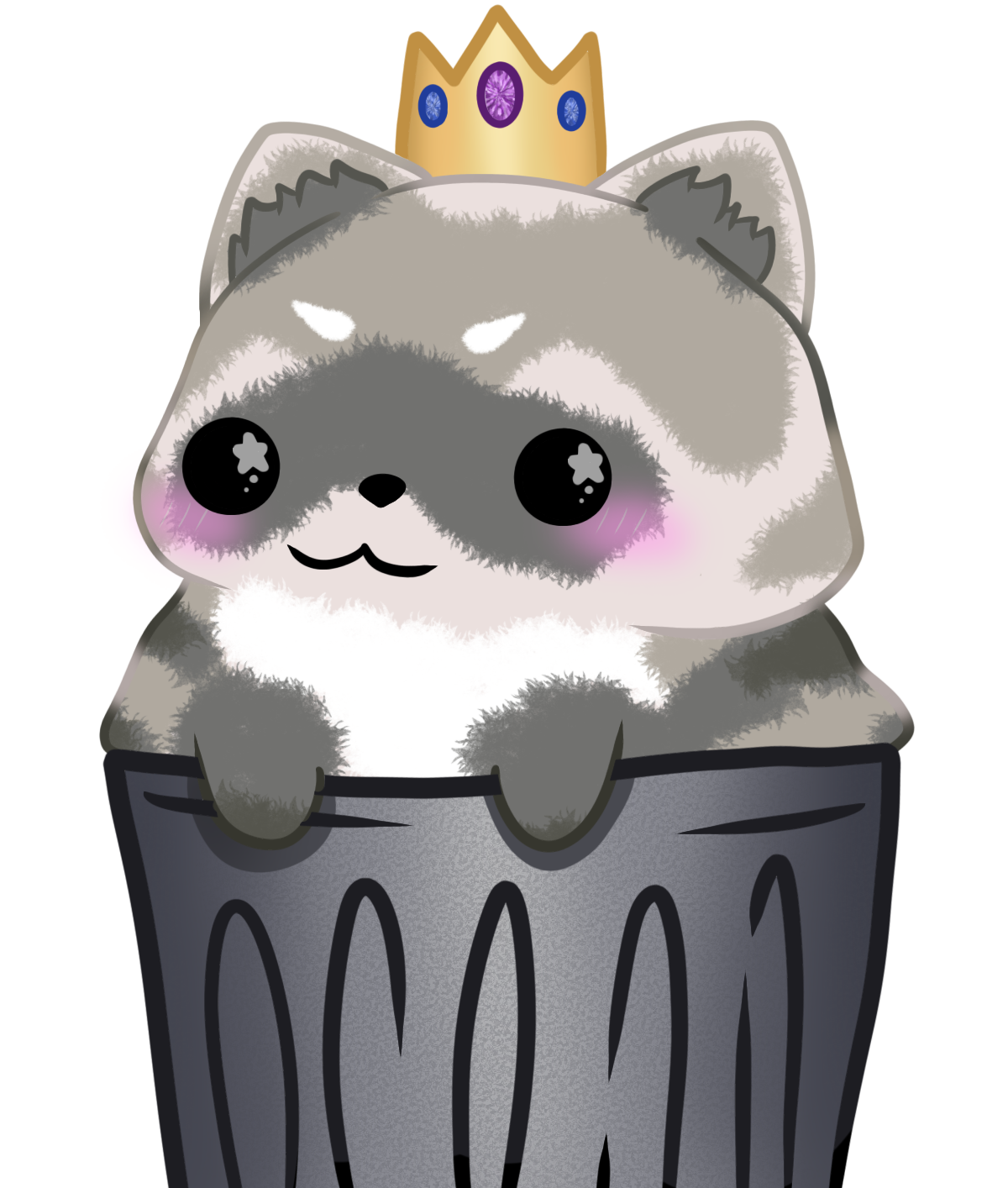 PNGTuber - Raccoon idle