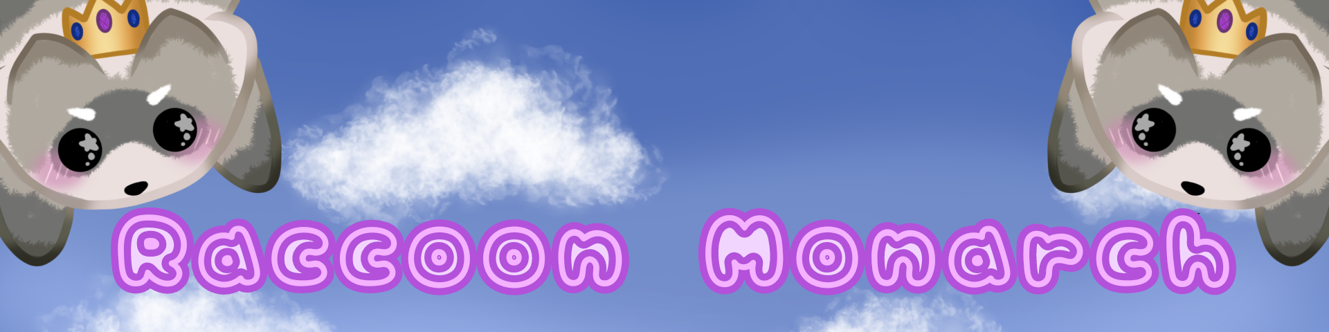 Twitch banner - RaccoonMonarch