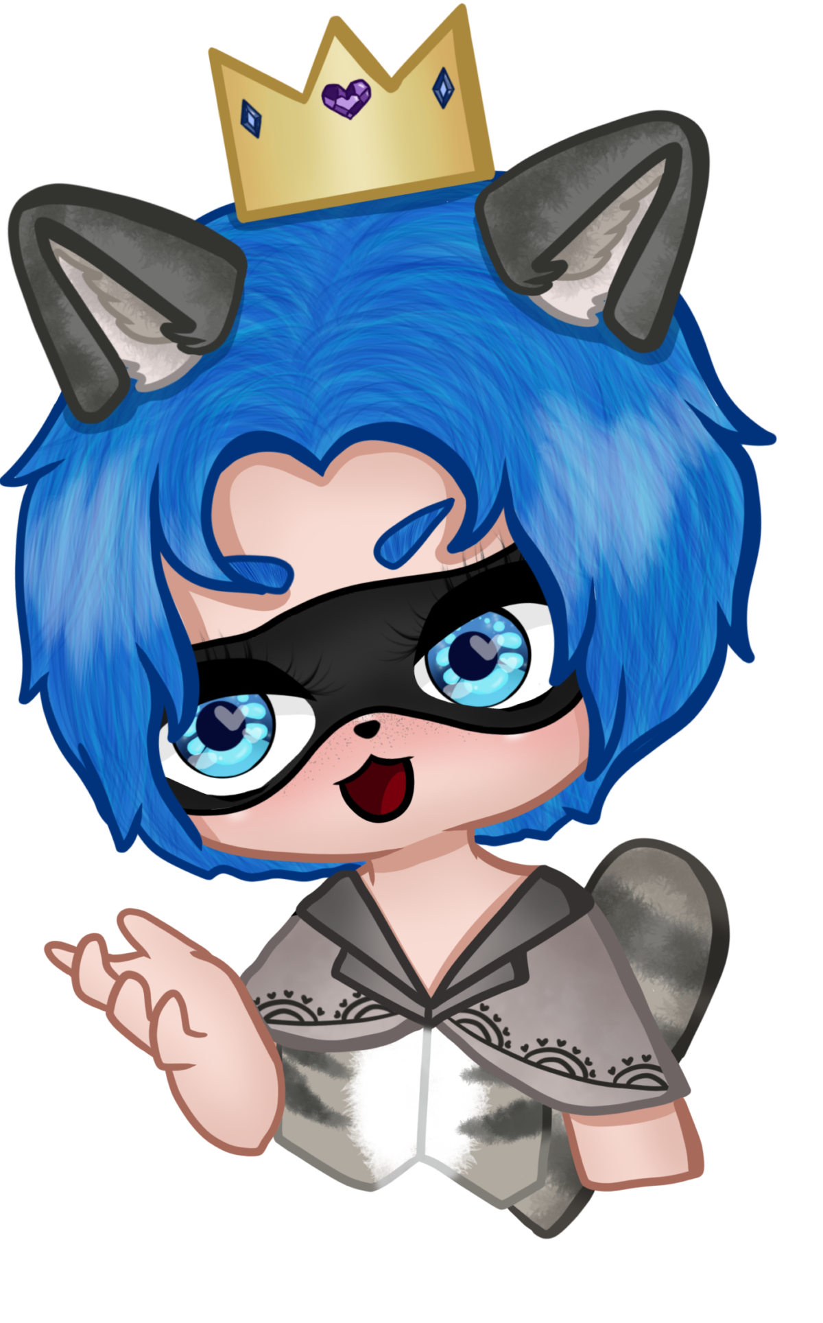 PNGTuber - Raccoon human talking