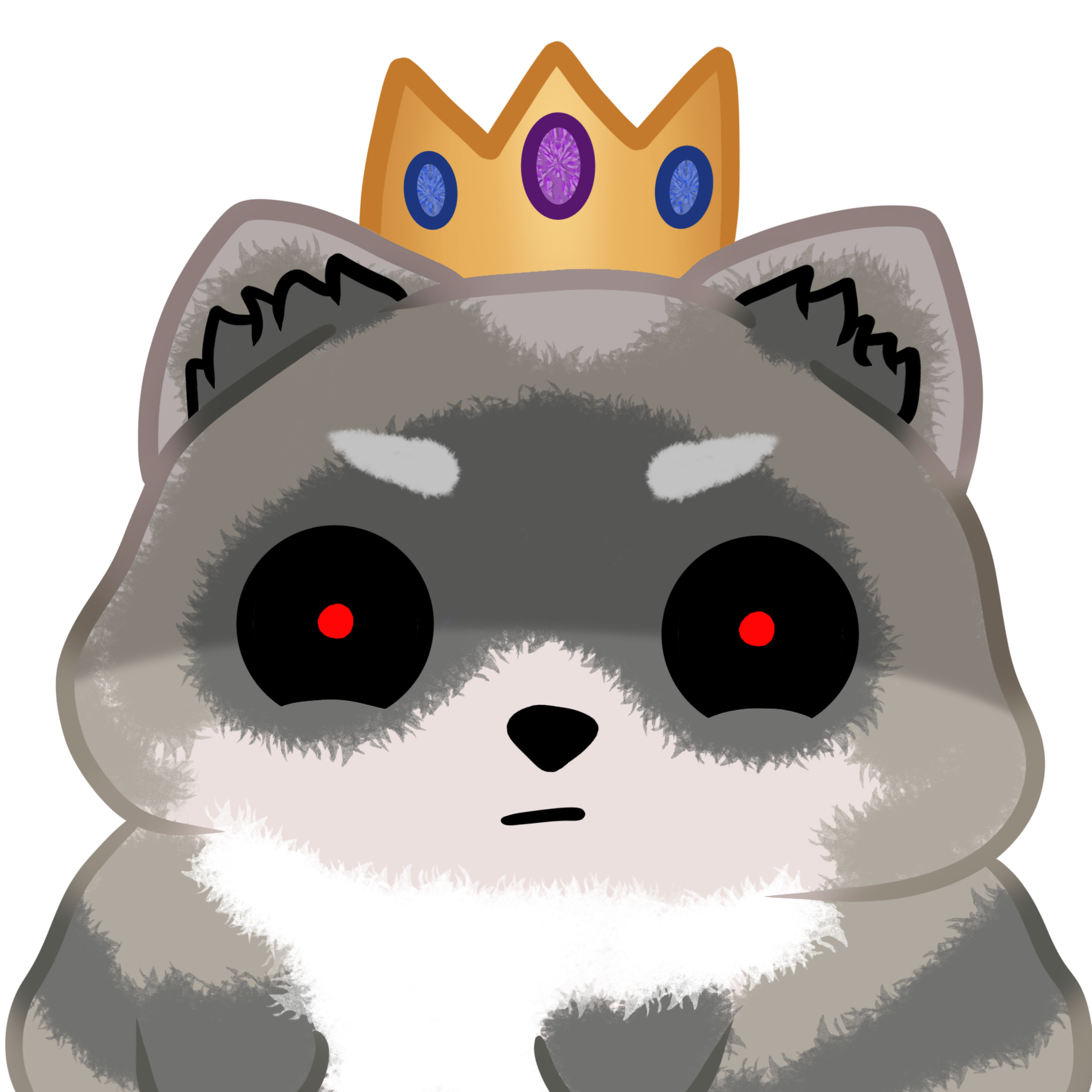 PNGTuber - Raccoon very angry