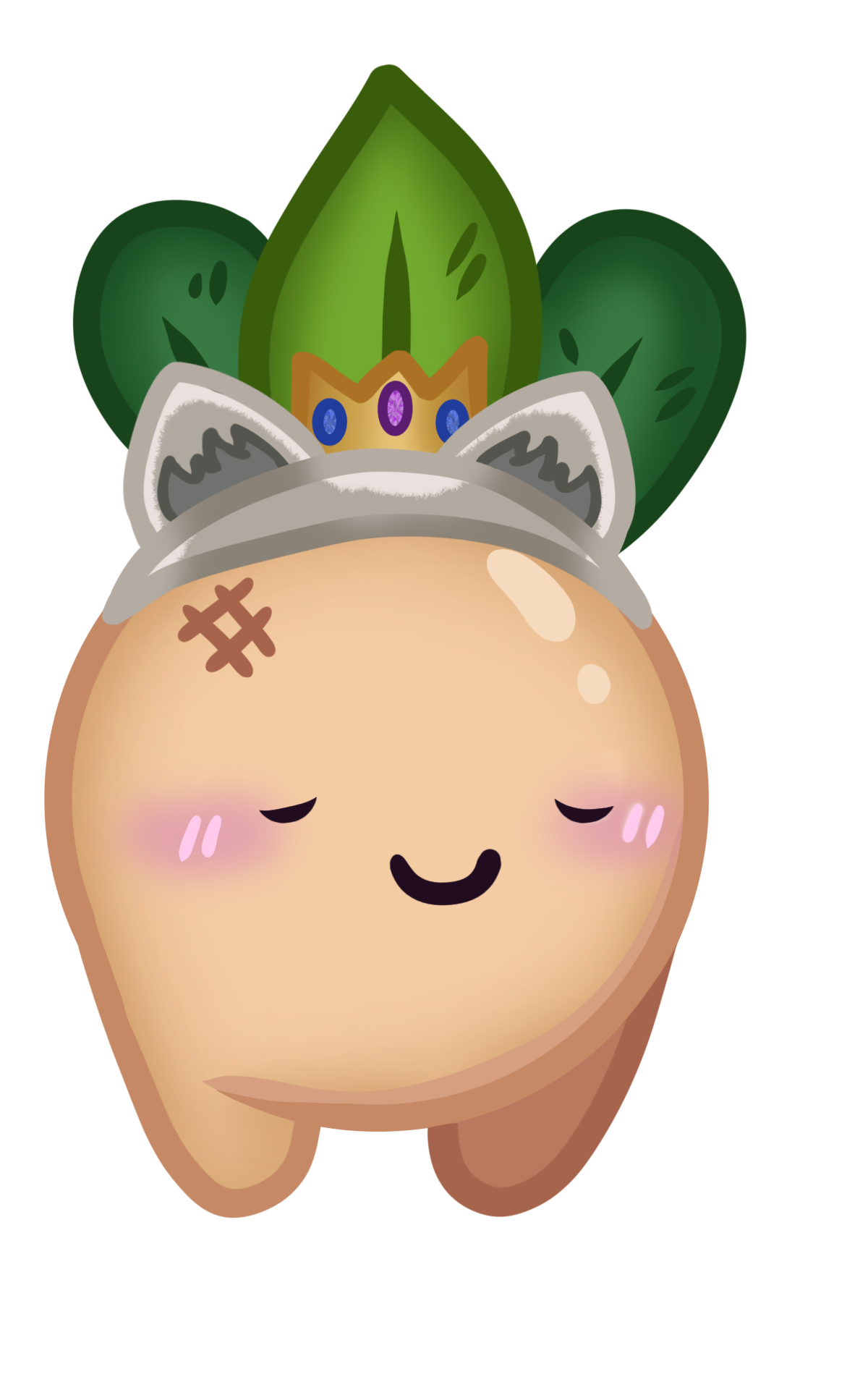 PNGTuber - Turnip blinking