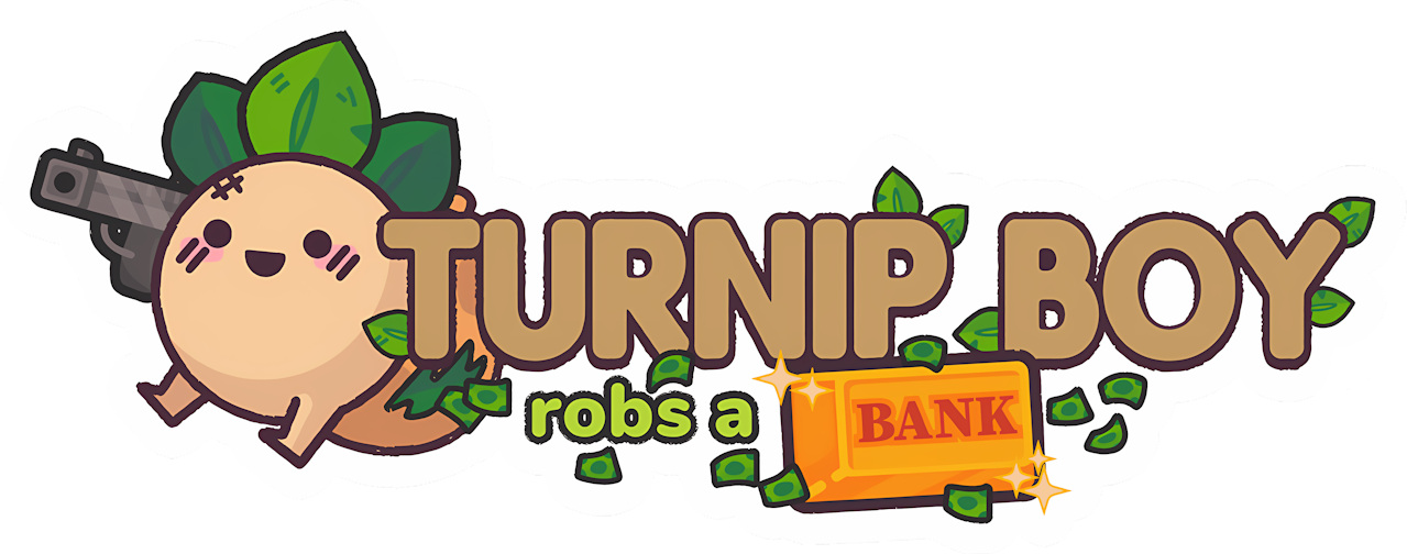 Turnip Boy Robs a Bank Logo