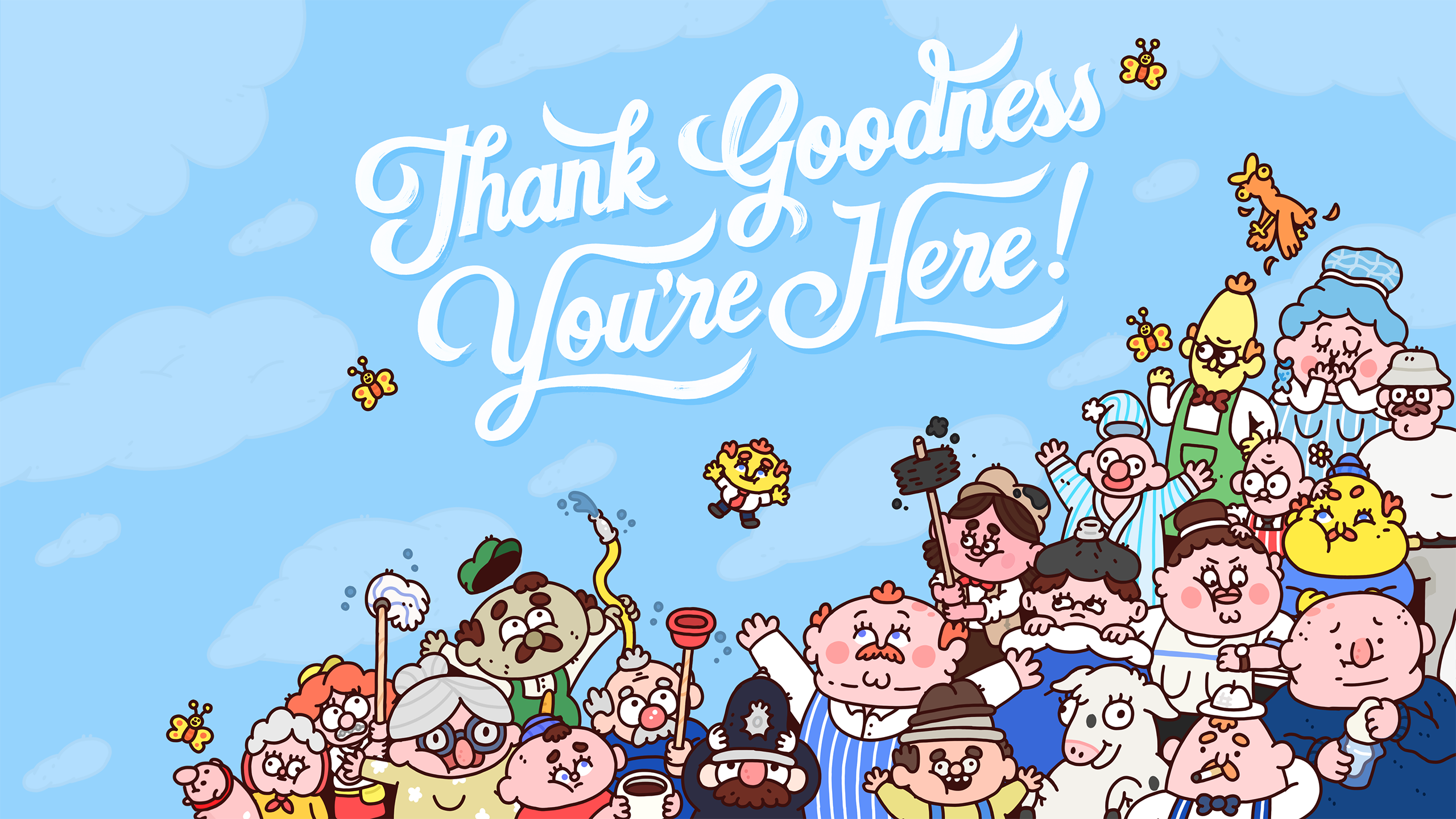 Thank Goodness You're Here! Logo